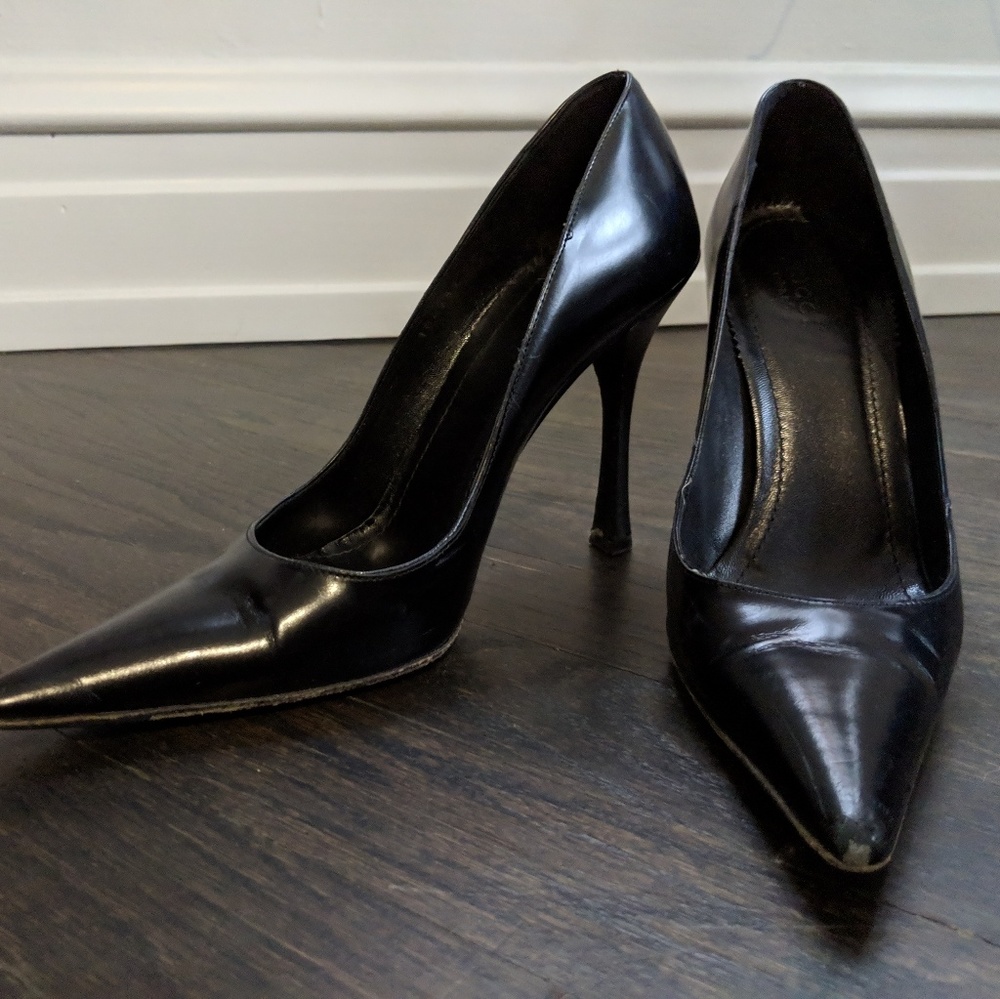 VINTAGE GUCCI, Tom Ford era, black stilettos